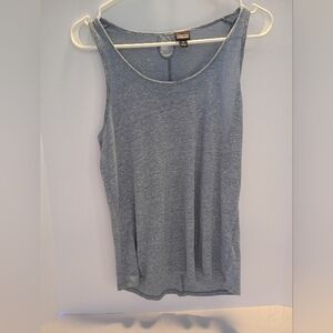 Patagonia Linen Tank Womens Medium Blue Lightweight Mount Airy Scoop Neck